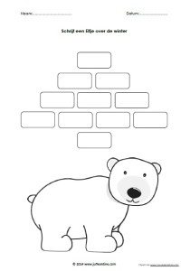 Schrijf een Elfje ijsbeer JPG