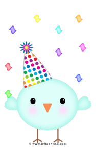 Bird glow colour birthday