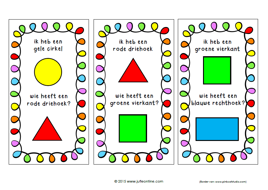 Verbazingwekkend Pijnstiller koffer Vormen en kleuren oefenen » Juf Leontine